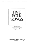 Five Folk Songs Vocal Solo & Collections sheet music cover
